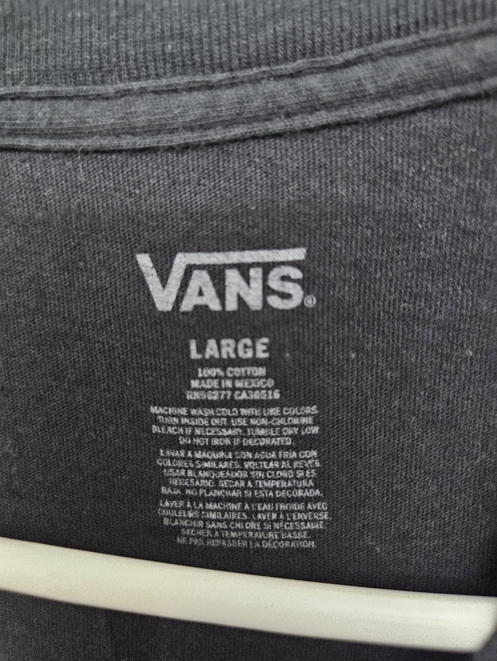 Vans Black Graphic Tee with Bowling Ball Large - Picture 4 of 5